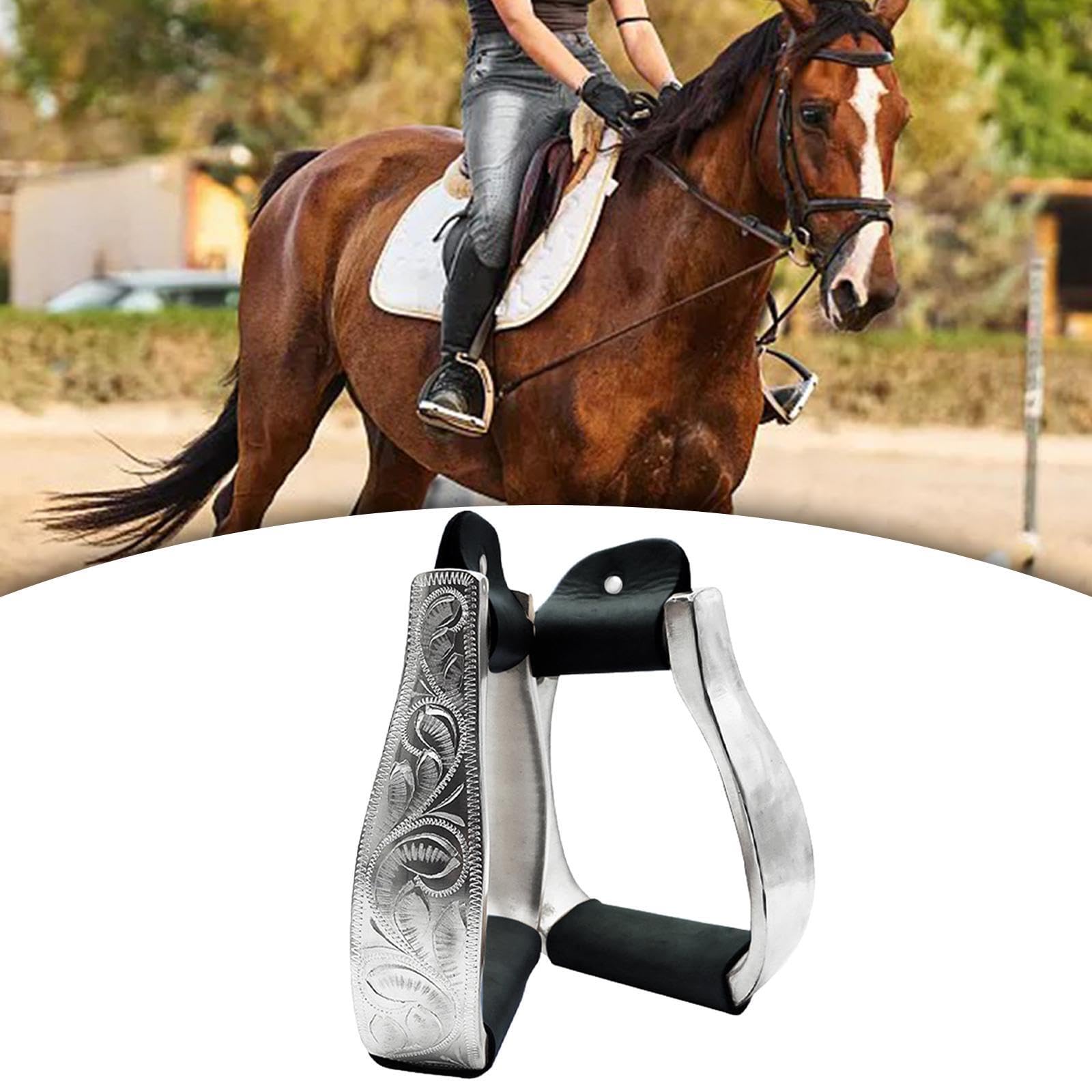 Estribos para Montar Equipo de Soporte Antideslizante Montar a Caballo para Amantes de los Caballos Que Buscan Estabilidad y Comodidad Aventuras Silla de Estribos