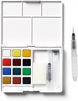 Aquarela em Pastilha KOI Sakura 12 Cores