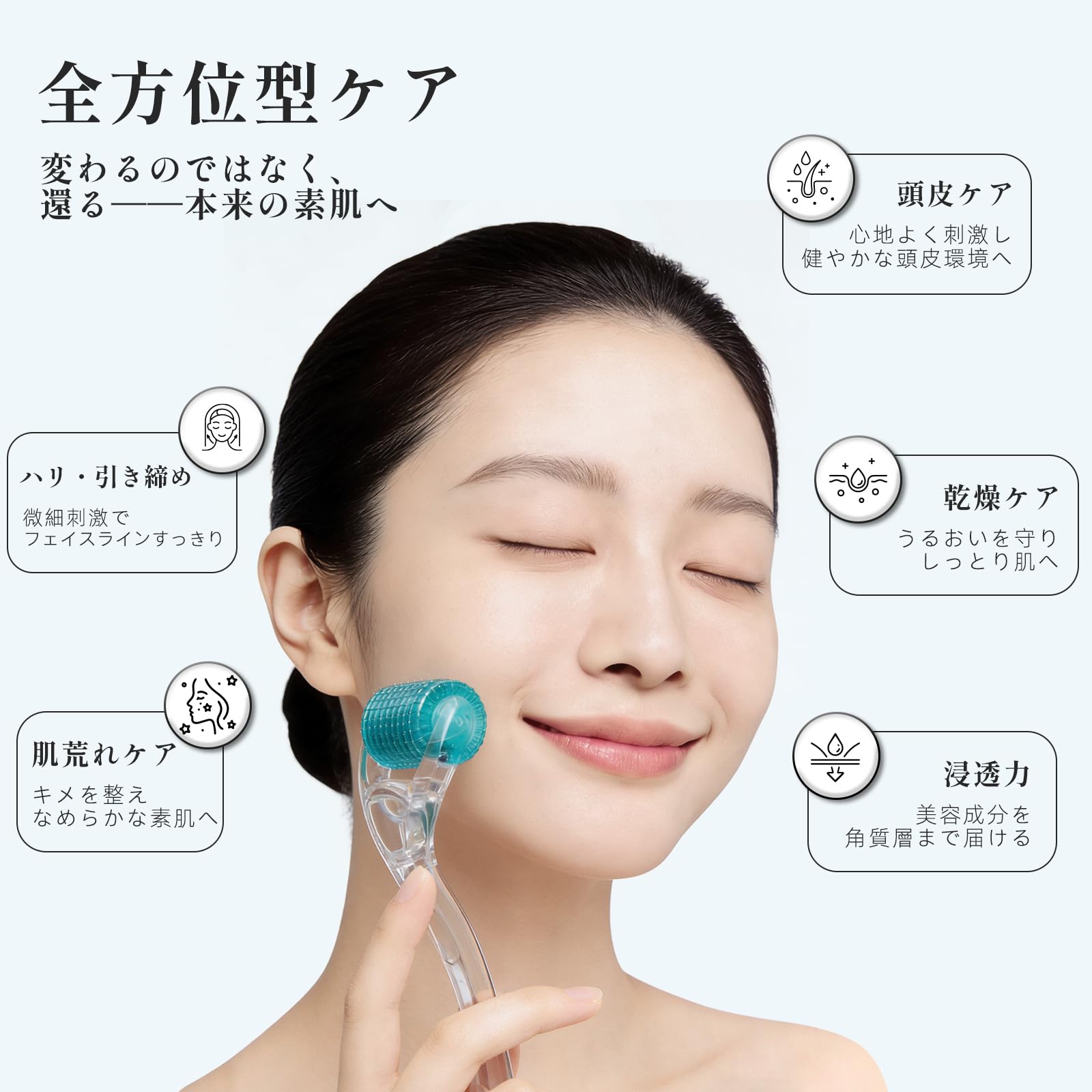 Amazon | REXON マイクロニードルローラー 毛穴ケア・ハリ・たるみ