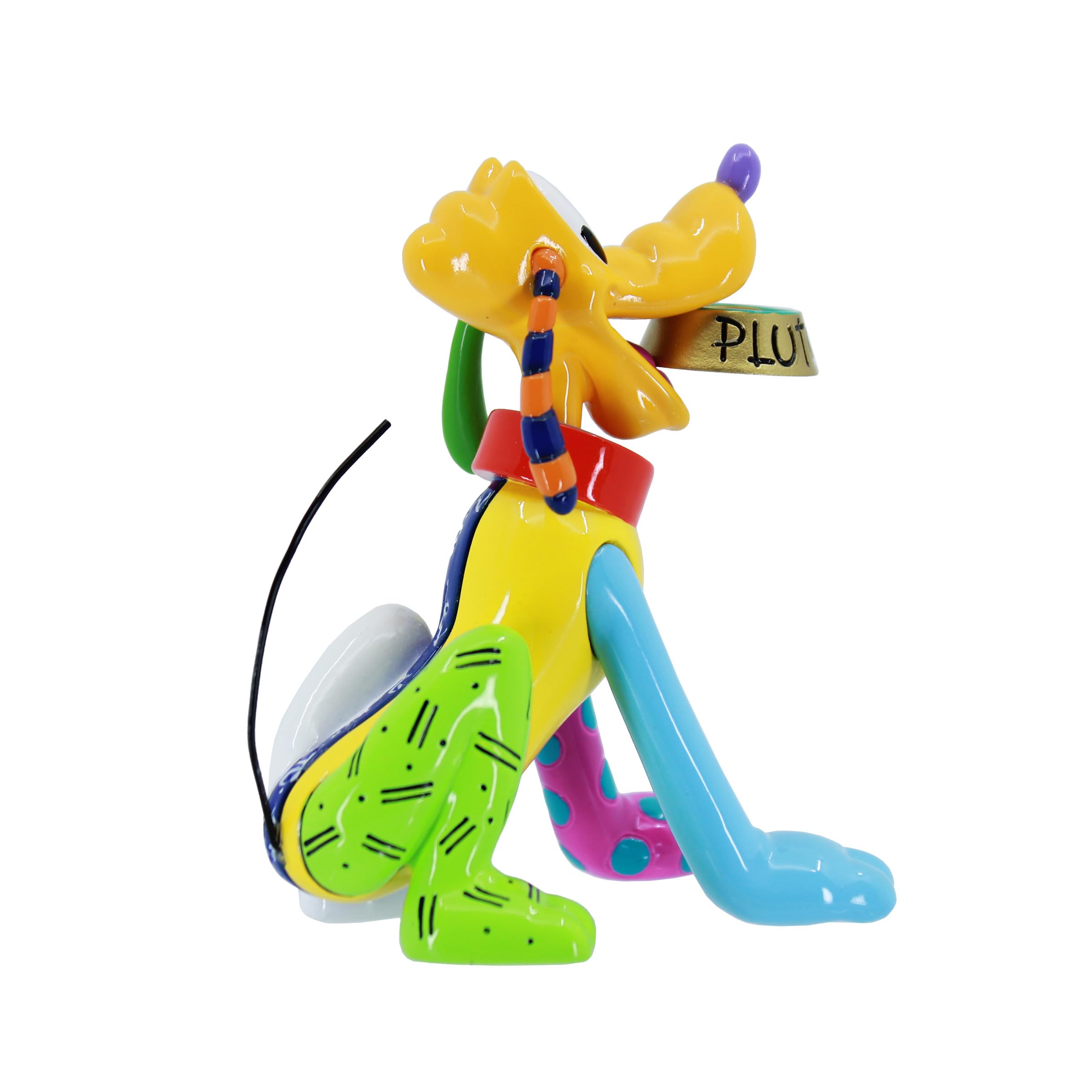 Amazon.com: Enesco Disney Britto Pluto with Dog Bowl 95th