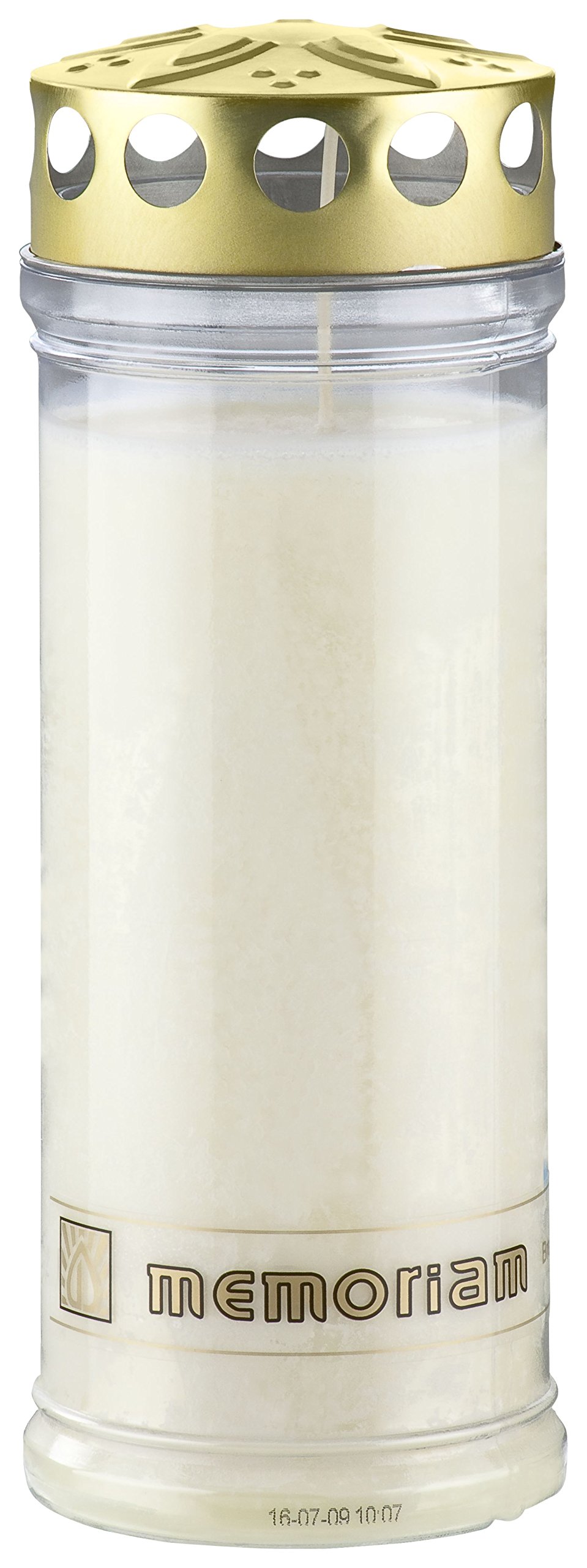 20 Stück Grablichtkerze Hell 20x7 cm - 3798 - 7 Tage Brenndauer – (Ewiglicht-Ölkerze) - Grabkerze