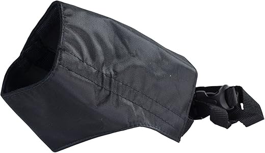 Kruuse – Bozal Kruuse para perros. Negro Talla 17 cm