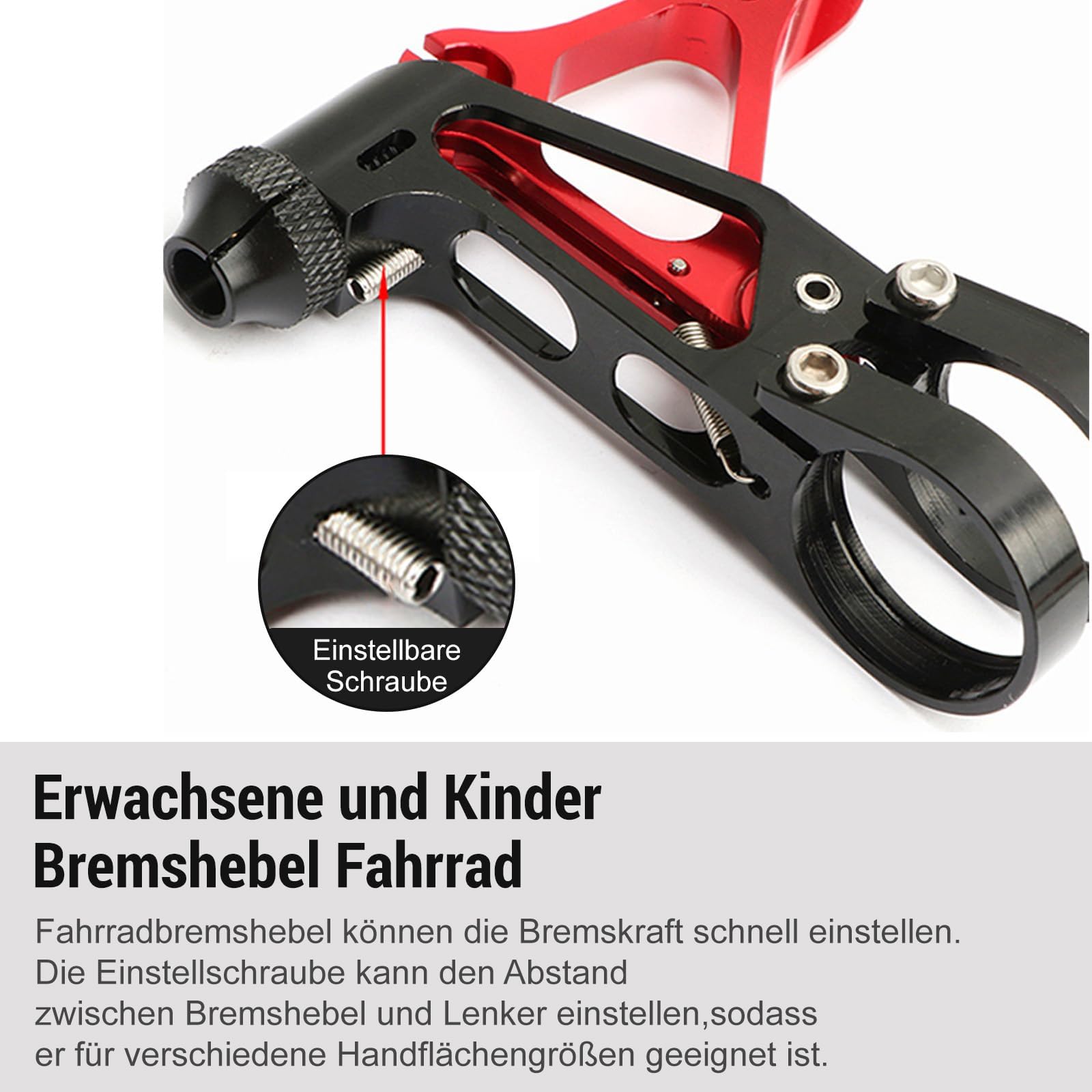 1 paio di leve del freno per bicicletta, ultraleggere, CNC, per BMX, bici da corsa, per MTB, mountain bike, bici da corsa, manubrio del freno (argento)