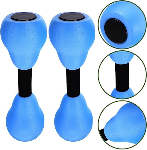 Miniatura 7 de STOBAZA 2pcs Adjustable Dumbbells for Women and Lightweight Water Sports Fitness Barbells for Pool Aerobics Strength Training Swimming and Home