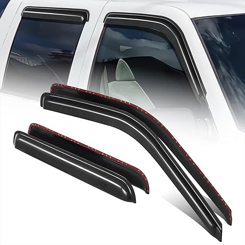 Miniatura 9 de DNA Motoring WVS-039 - Deflector de ventana de ventilación, protector contra la lluviasol, humo oscuro