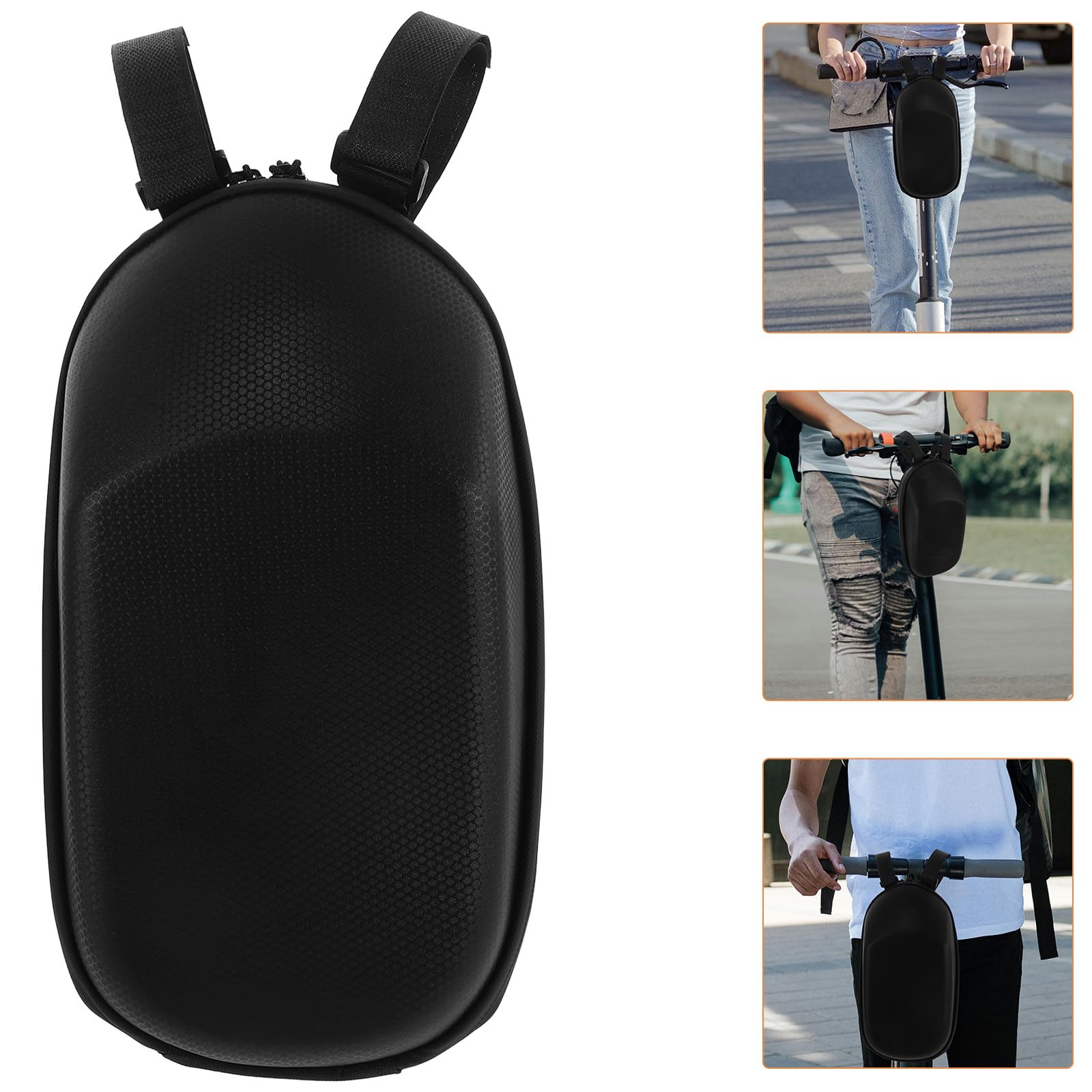Pu Scooter Tasche mit Lenkerhalterung Kompressionsbeständig und Großer Stauraum für Werkzeug und Ladegerät Am Elektroroller