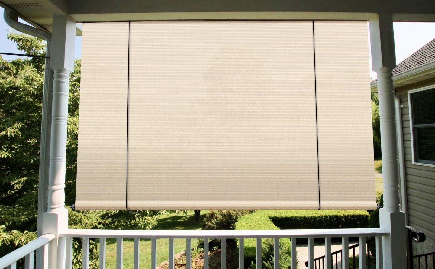 Patio Paradise Roll up Shades Outdoor Roller Shade 7'Wx6'H Pergola