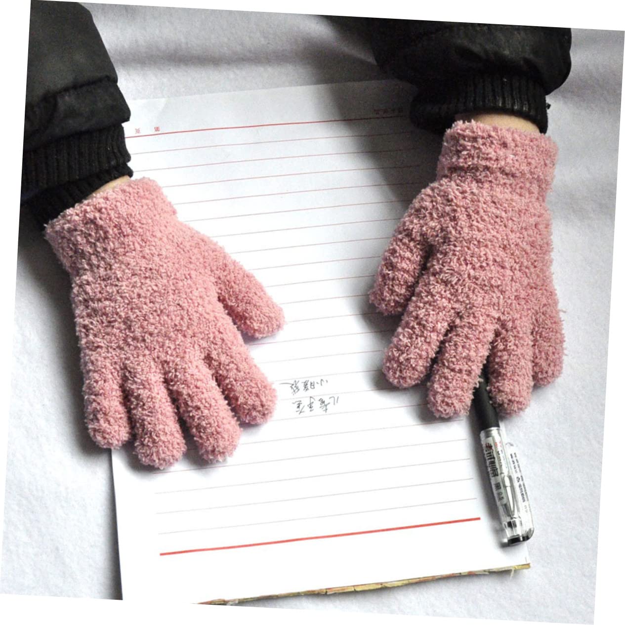 Beavorty Guantes Infantiles Térmicos Para Exteriores Cálidos Y Cómodos Diseño Sencillo Y Práctico Para Para Diario Invierno