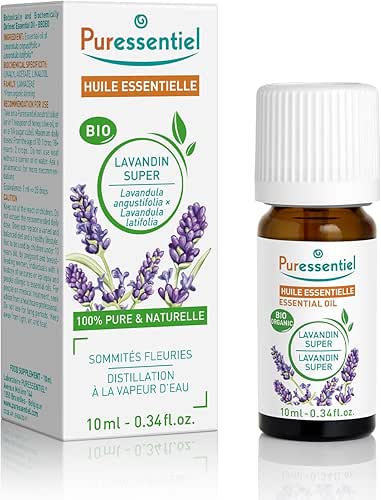 Puressentiel – Huile Essentielle Lavandin super BIO – Contribue à