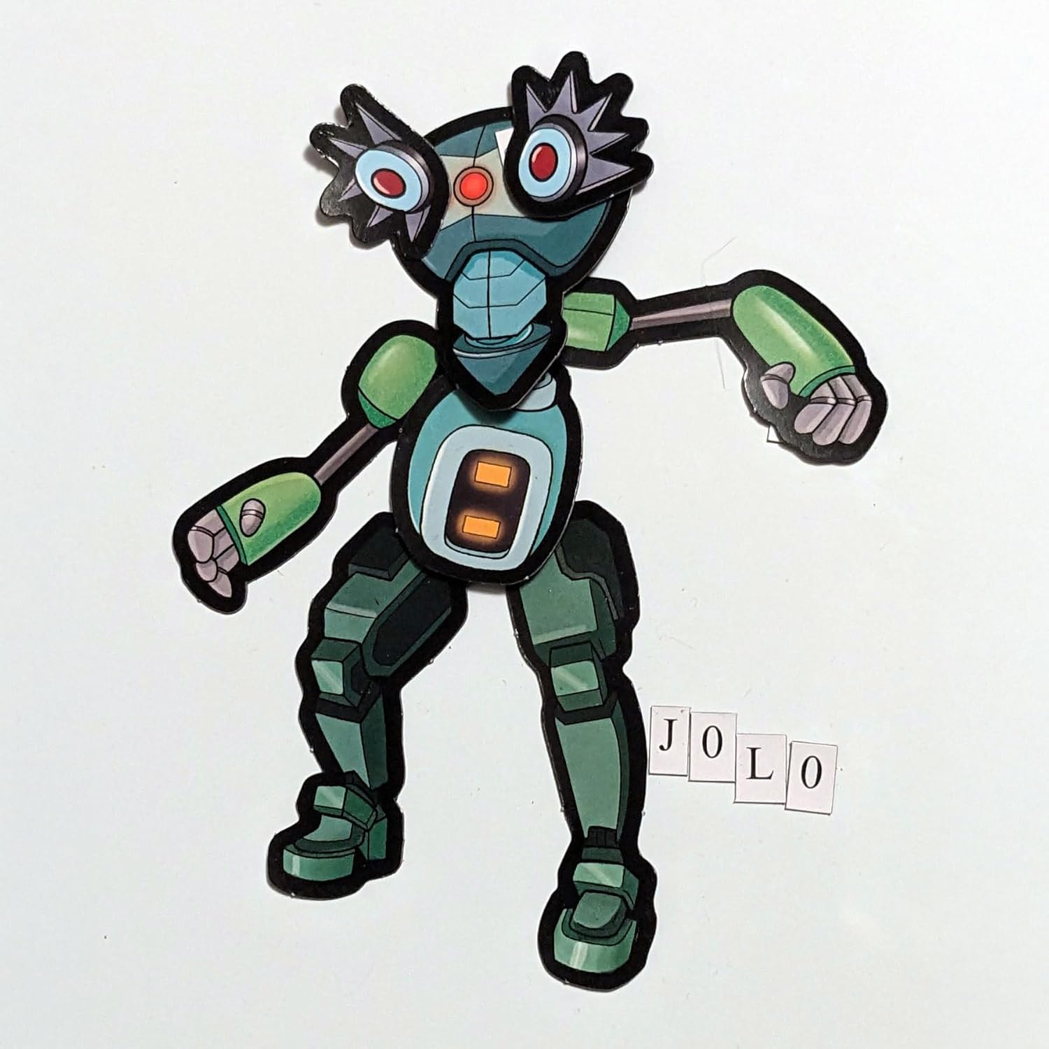 MAGNOMATIC Robot Construction Kit - Funny Fridge Magnet Creature Creation Kit