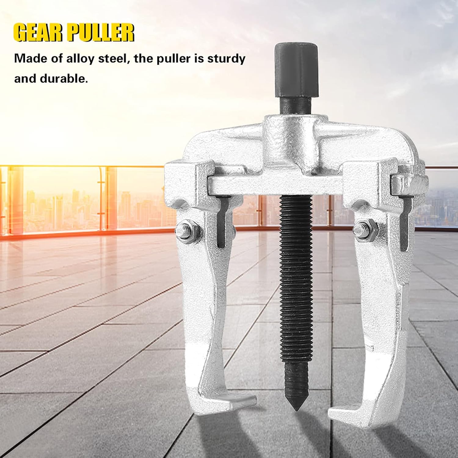 Gear Puller, Alloy Steel Sliding Arm Puller, Heavy Duty Jaw Puller, 2 Jaw Bearing Puller, Adjustable Jaw Puller for Automotive Repair