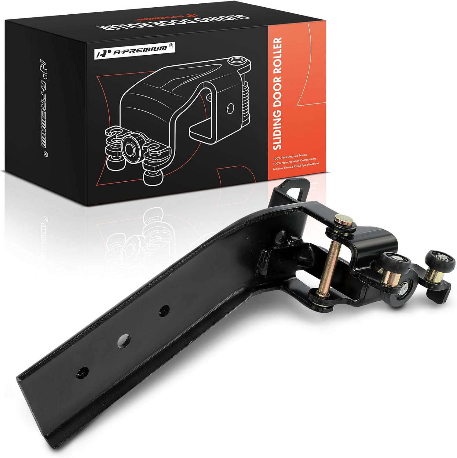 A-Premium Right Passenger Center Sliding Door Roller Bracket Compatible with Chevrolet Express 1500 2500 3500 4500, G30 & GMC Savana 1500 2500 3500 4500, G3500