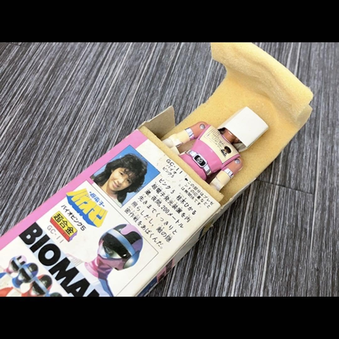 希少☆超合金 超電子バイオマン バイオピンク5 GC-11 バンダイ 当時物 