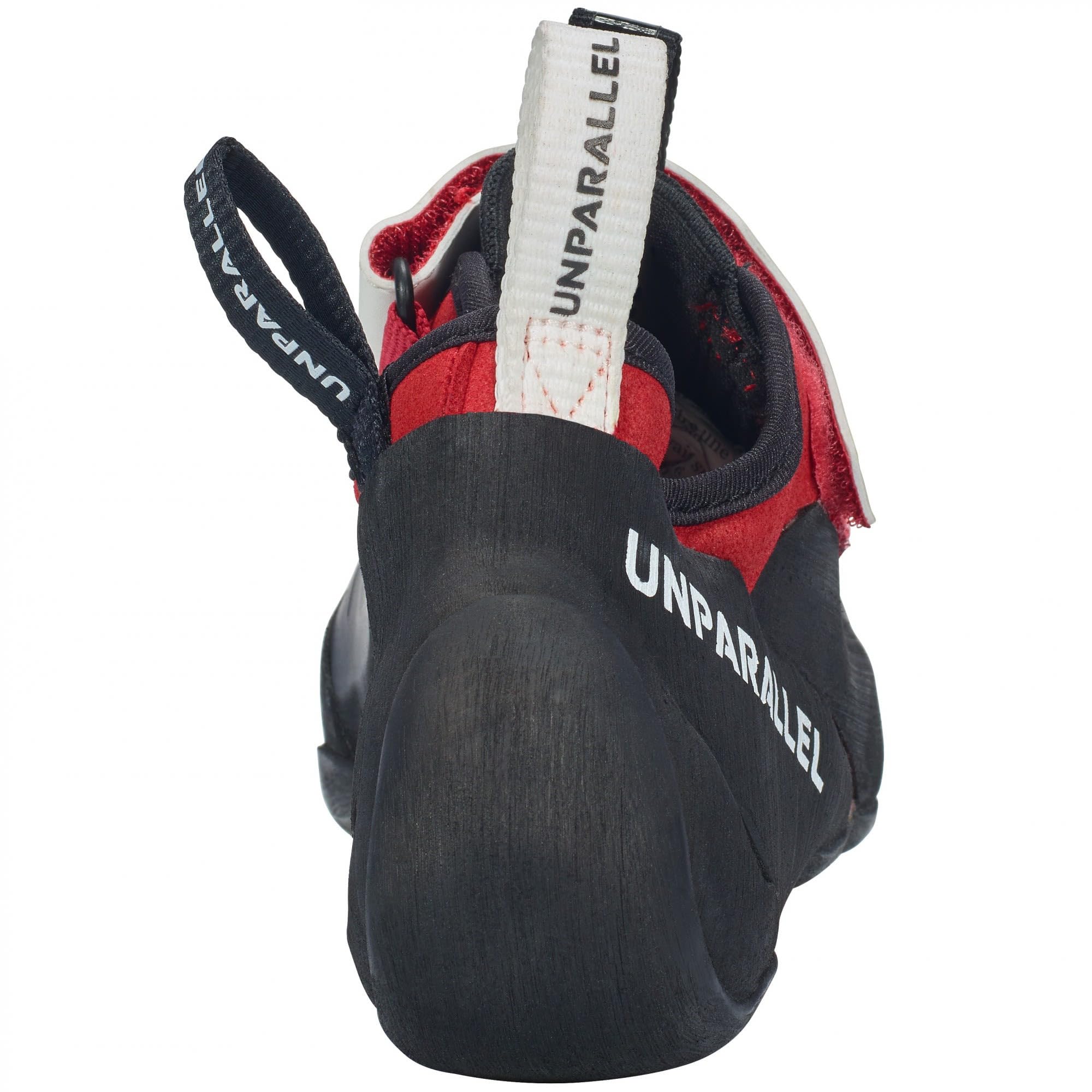 Unparallel Flagship Rot - Präziser technischer High-End Kletterschuh Größe EU Farbe Red Point White Chalk