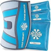Knee Ice Pack Wrap (1 Pack) - Adjustable Ice Pack for Knees Surgery, Replacement, Arthritis Pain, ACL, Sports Injuries, Post Surgery, for Long Duration - 1 Pack
