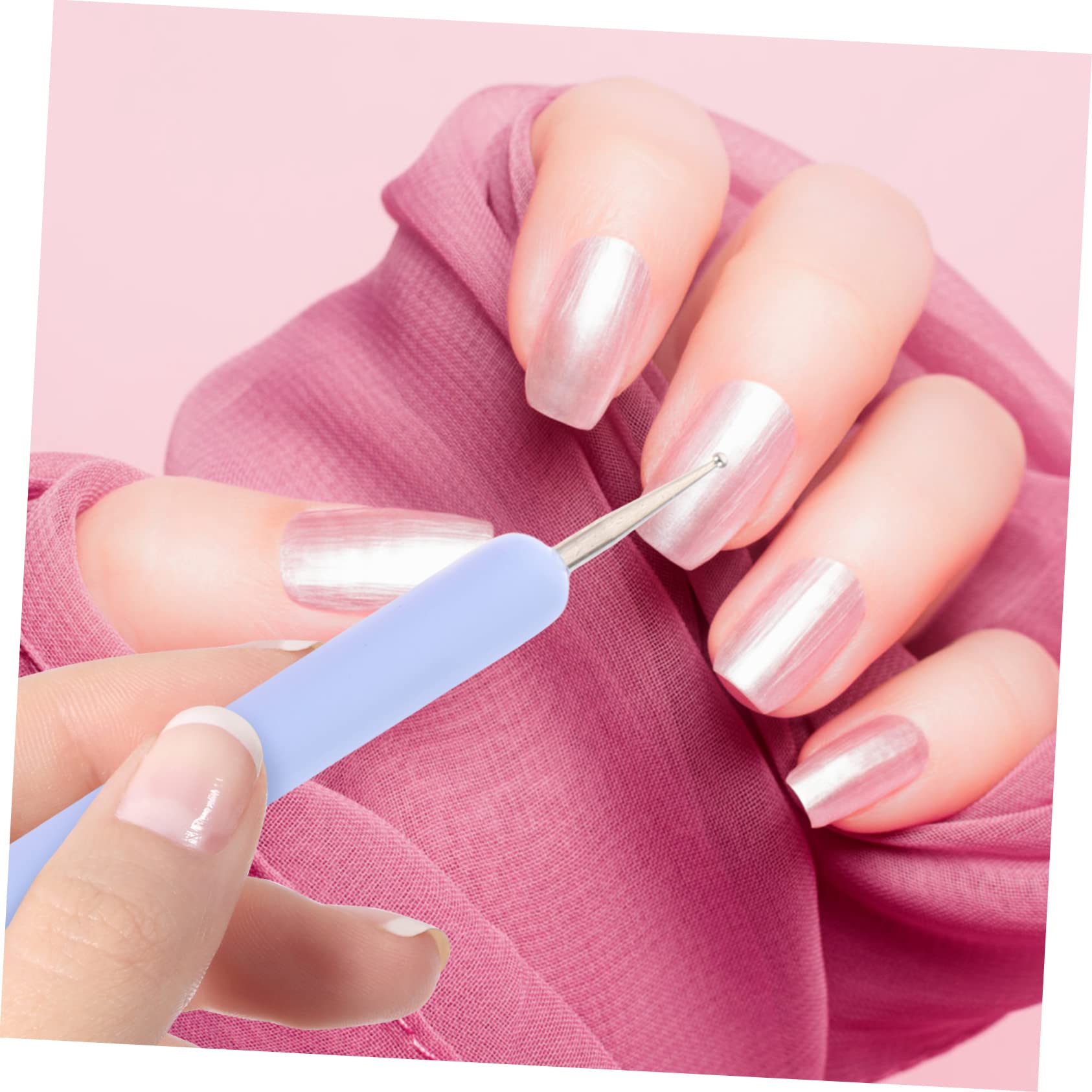 Healeved 35pezzi Pennelli Per Nail Art Manicure Professionale Con Manico Pennelli Doppia Testa Per Creazioni Di Unghie Per Estetiste e Appassionati Di Nail Art