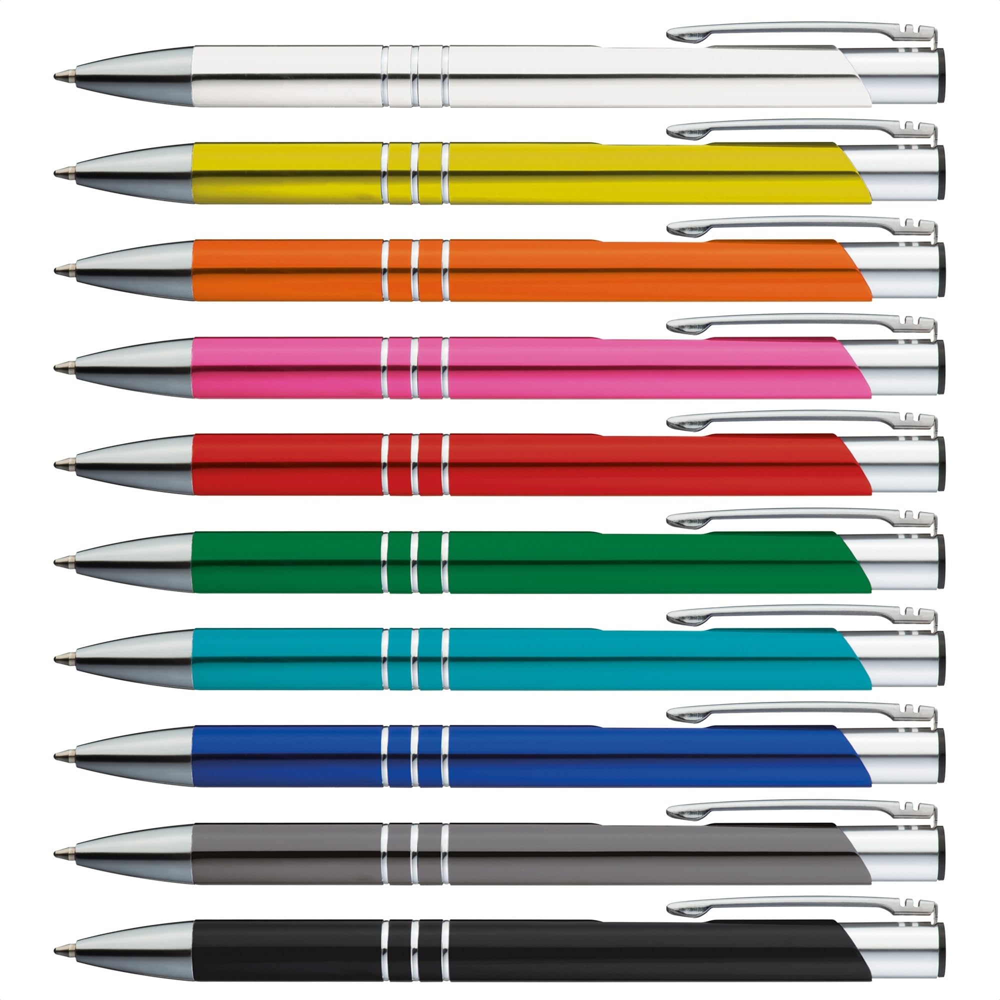 GIMEI Metal Ballpoint Pen, Pack of 50, Premium Ballpoint Pen Set, High Quality