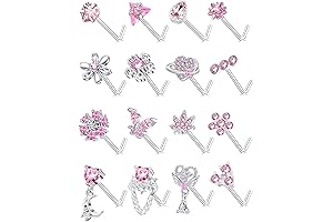 Tornito Heart-Shaped Nose Stud