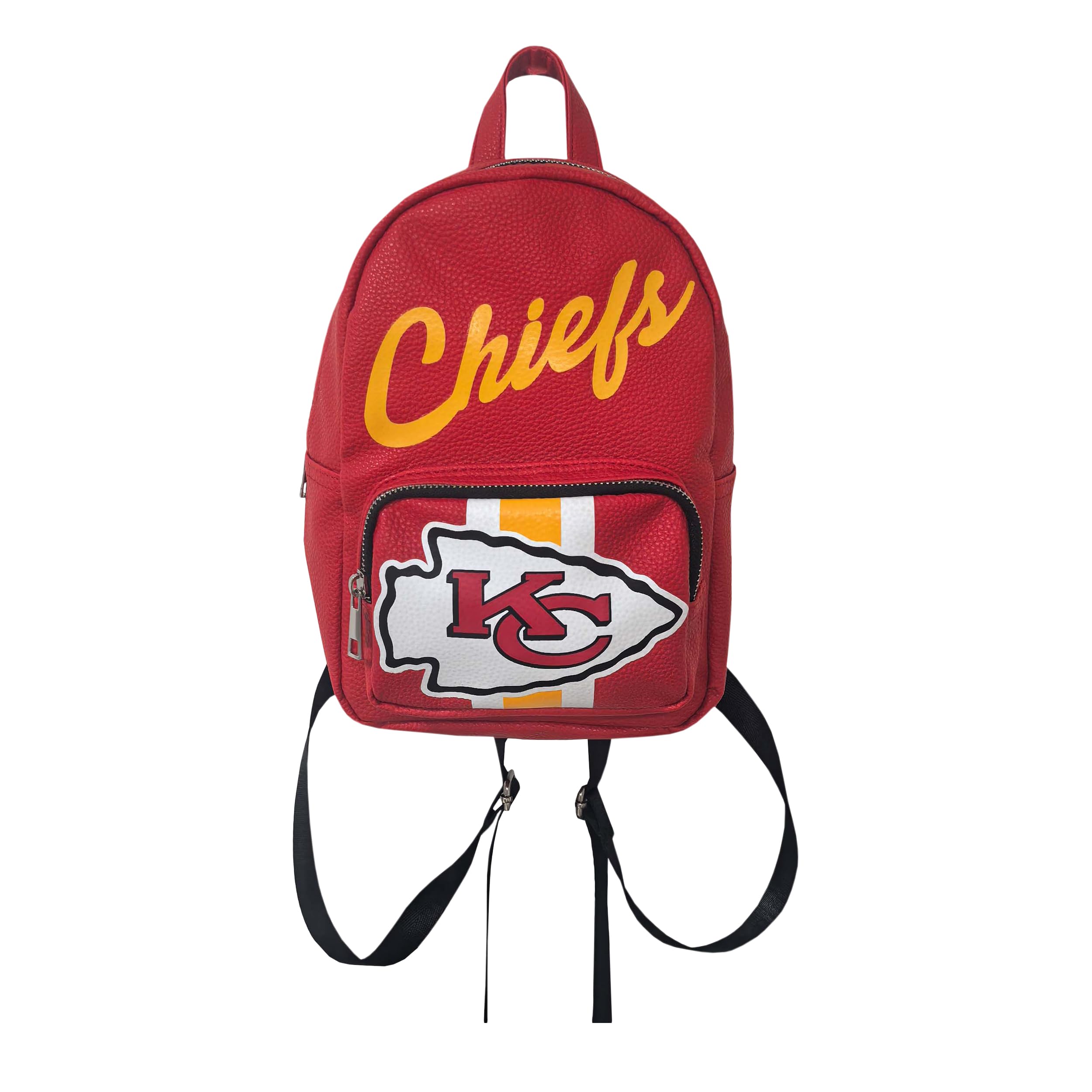 FOCO - NFL Big Logo Faux Leather Women's Mini Backpack - Kansas City Chiefs