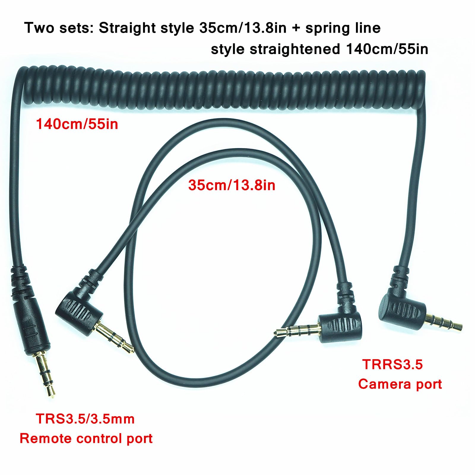 3,5 MM-SL2 (TRRS3.5) do kabla zwalniającego migawkę aparatu Leica jest odpowiedni do kabli SL2/SL2S/SL3/SL3S, funkcja ustawiania ostrości i robienia zdjęć (3,5 mm-SL2 2 szt.)