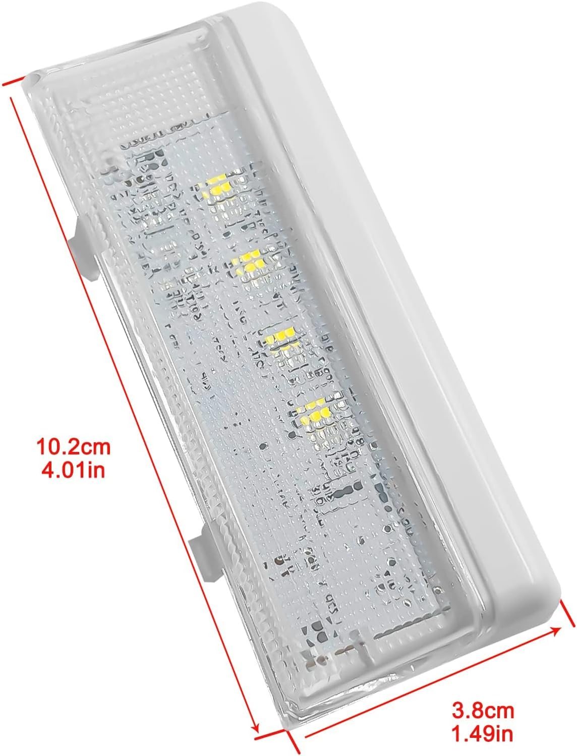 WISINY W10515057 Refrigerator LED Light Compatible for Whirlpool WRS325fdam04 Freezer WRS325FDAM02 WRS322FDAM04 and Kenmore Maytag Refrigerator Replaces WPW10515057 with Cover