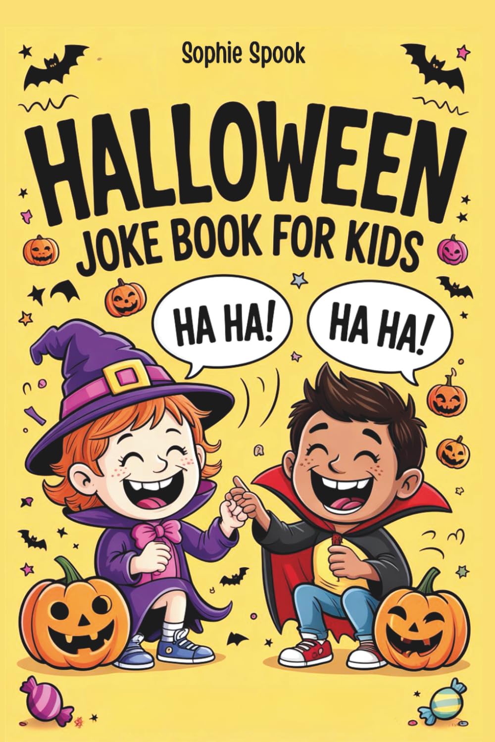 Halloween Joke Book for Kids: Funny Knock-Knocks and Riddles for the Whole Family