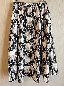 ヒグチユウコ ディズニーコラボ ルシファー 猫柄ロングフレアスカート ヒグチユウコ ディズニーコラボ ルシファー 猫柄ロングフレア