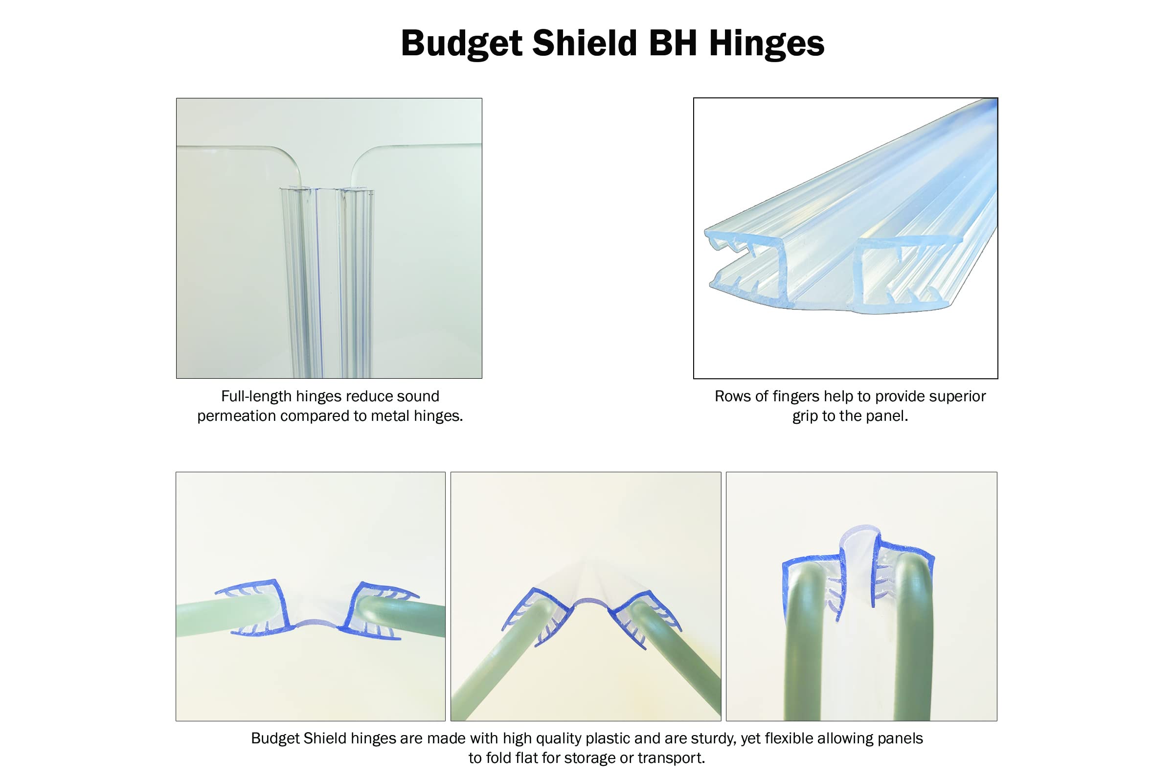 Drum shield screen cage, 5.5 foot tall, 5-panel drum shield screen with full length flexible hinges for sound isolation, attenuation and reduction for acoustic drum sets. Budget Shield B-5.5x5 - Image 4