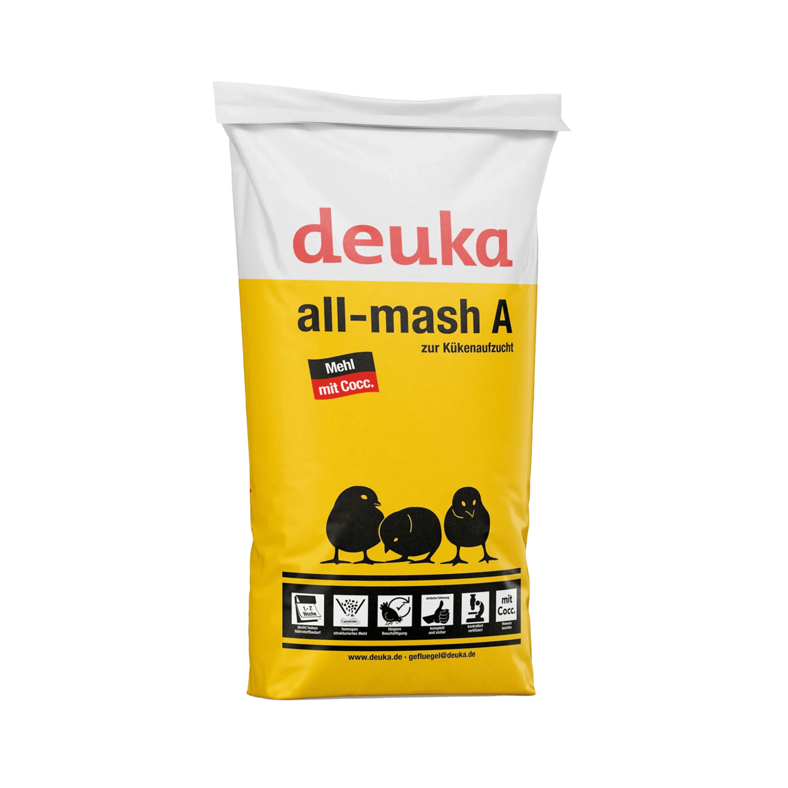 TOP-Futtermittel | All-mash A Mehl mit Cocc. | 25 kg