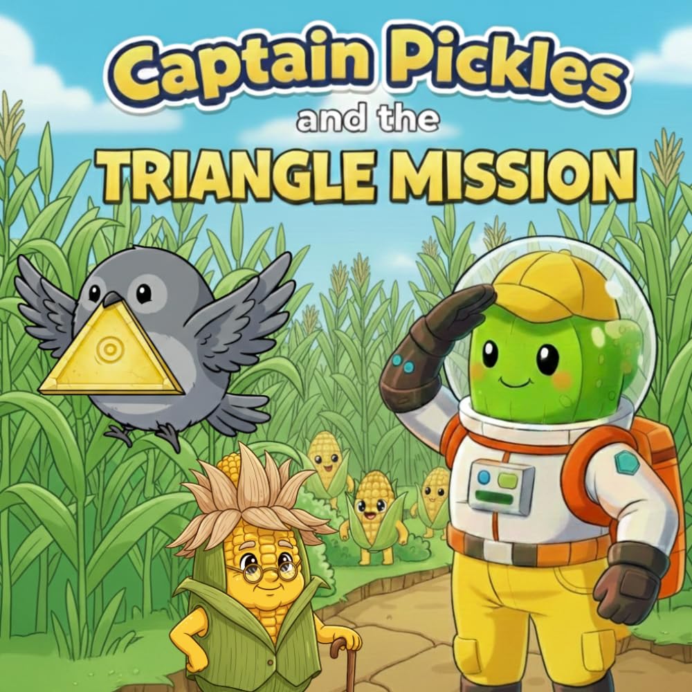 Captain Pickles and the Triangle Mission: A Fun Triangle Shape Adventure Workbook for Toddlers and Preschool Kids | Learn to Recognize, Trace, Draw, ... Fun (Captain Pickles Shape Training Missions)