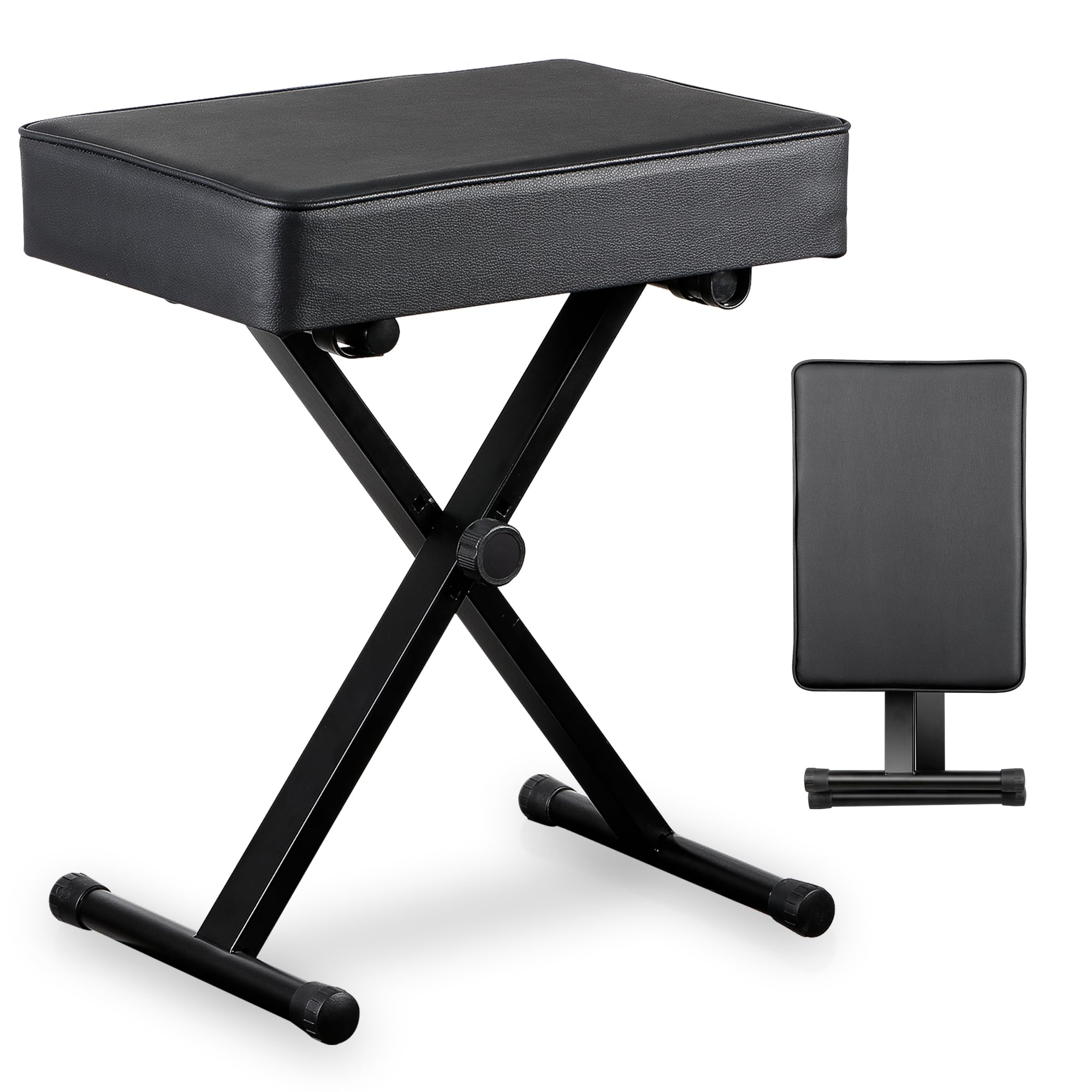 Sennoy エンノイ PROFESSIONAL PADDED SETUP Amazon.com: ZENY Piano Bench, X-Style Adjustable Height