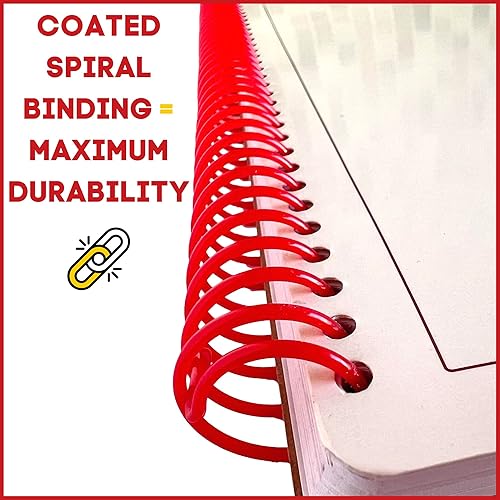 Miniatura 6 de Agenda de cuaderno, libro de citas, planificador grande de 7 x 13.5 pulgadas, sin fechas, planificador diario y por hora, organizador de cuaderno en