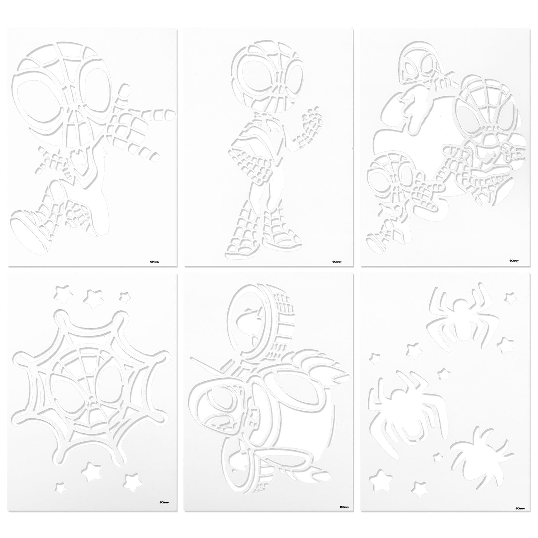 Disney - Marvel - Spidey and his Amazing Friends - zestaw pisaków w sprayu - kolorowe pisaki dla dzieci - zestaw do kolorowania z kredkami i koloryzującymi stronami