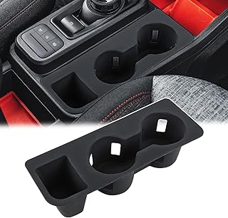 Auovo Cup Holder Insert Compatible with Ford Maverick Accessories 2022 2023 2024 2025 Car Custom Silicone Front Center Console Cup Holder Insert (1 Piece)