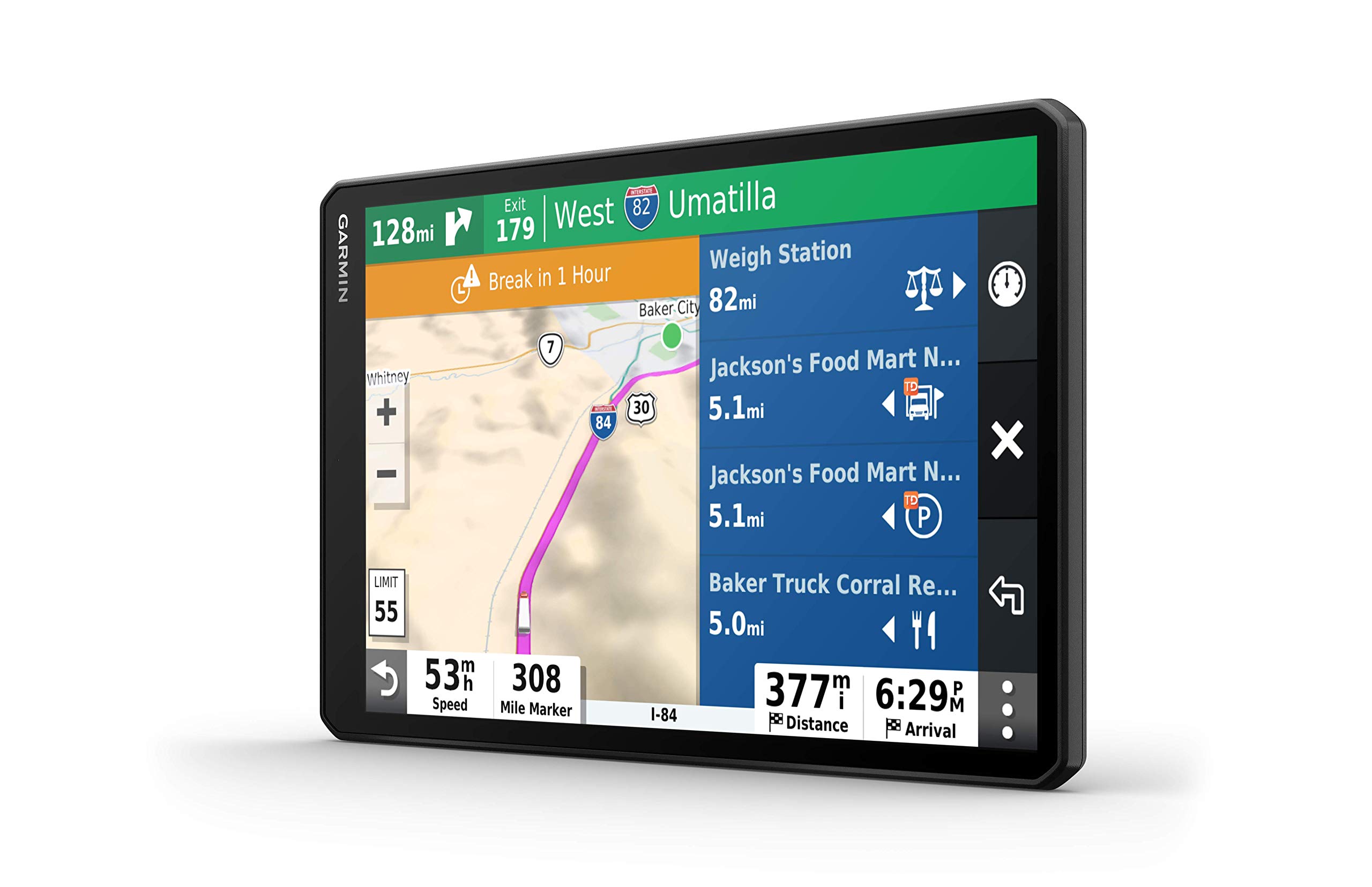 Garmin dēzl LGV1000 MT-D, Infotraffico DAB, Display da 10", Mappa Europa, Navigazione in base a dimensioni, peso e carico, Truck Parking Europe