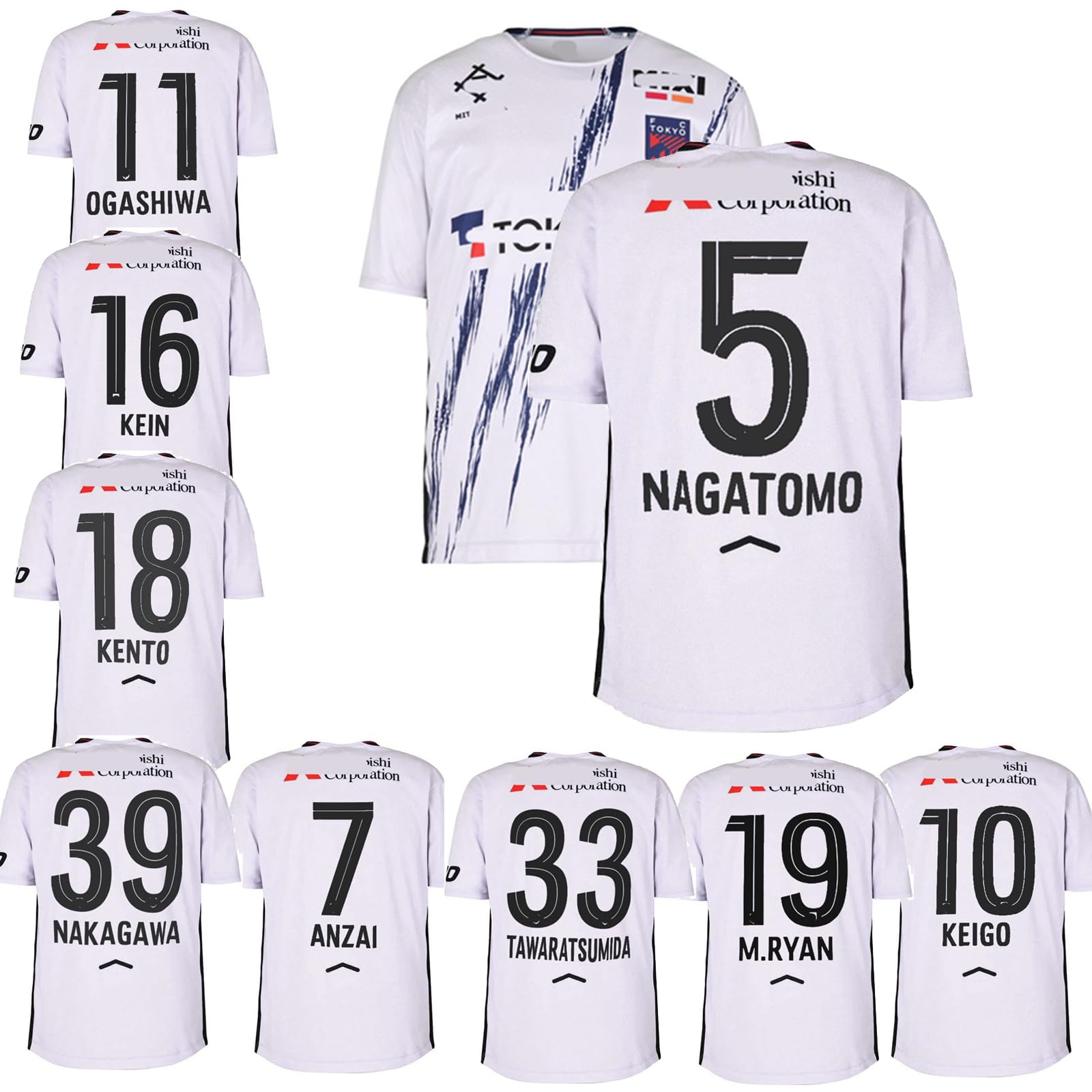 FC東京 ANZAI 7番 XLサイズ サッカーウェア FC東京 ANZAI 7