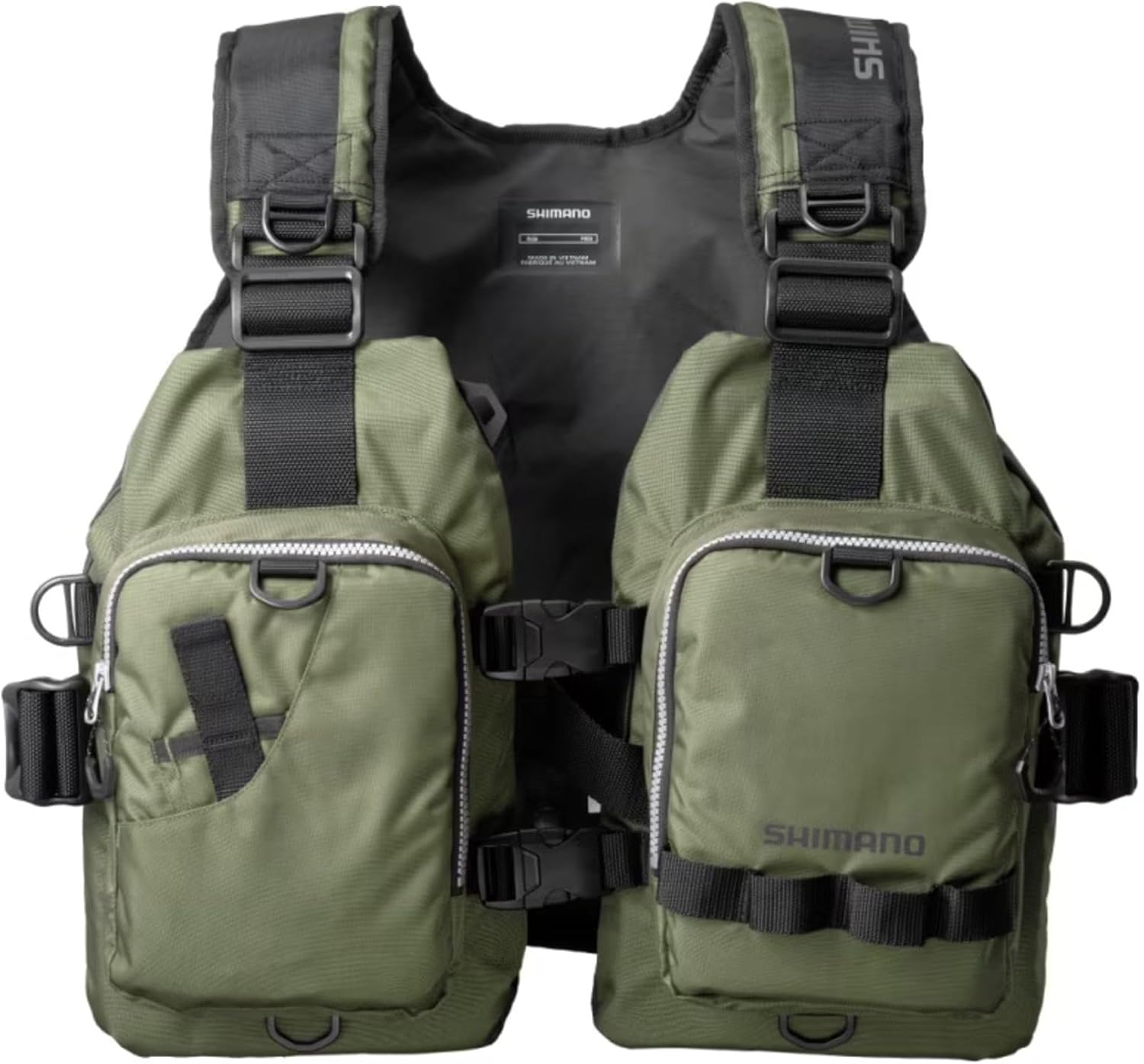 シマノ(SHIMANO) ゲームベストライト VF-068T ナイトオリーブ フリー