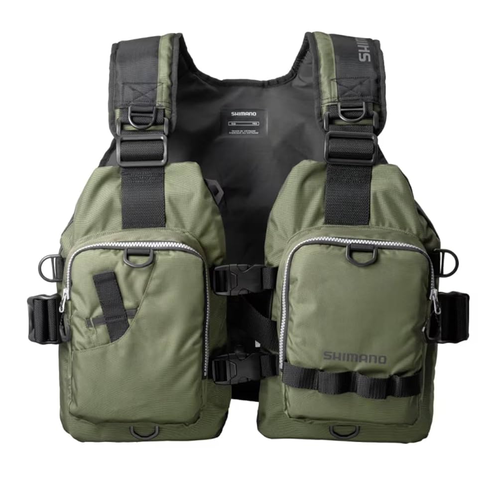 SHIMANO VF-068T ライフジャケット 美品　2回使用 シマノ ライフジャケット ゲームベストライト フリー ブラック