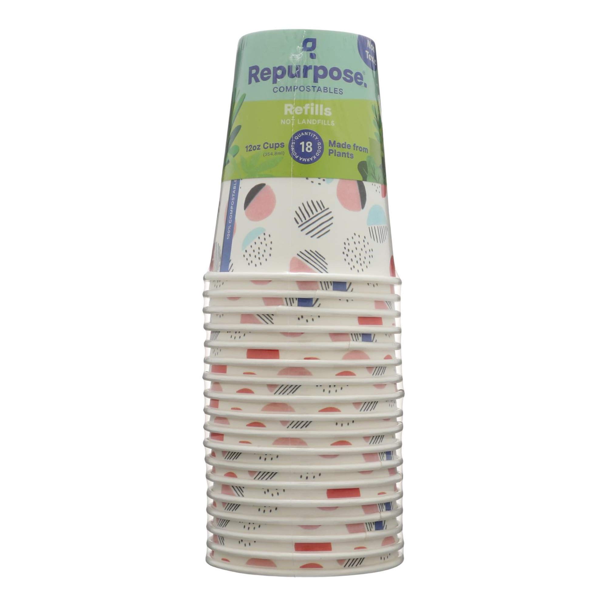 Repurpose, Cup Hot 12 Ounce, 18 Count