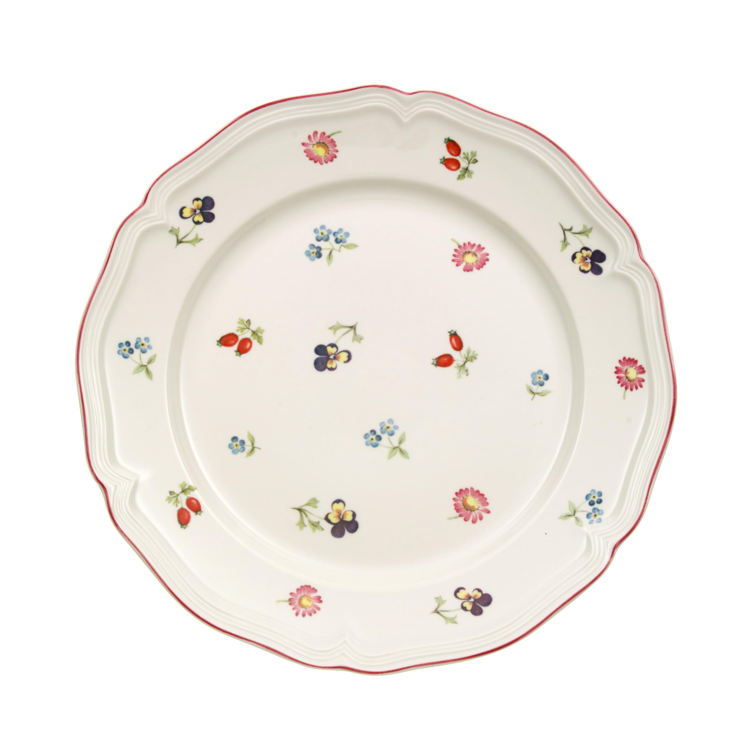 Villeroy & Boch Petite Fleur Breakfast Plate, 21 cm, Premium Porcelain, White