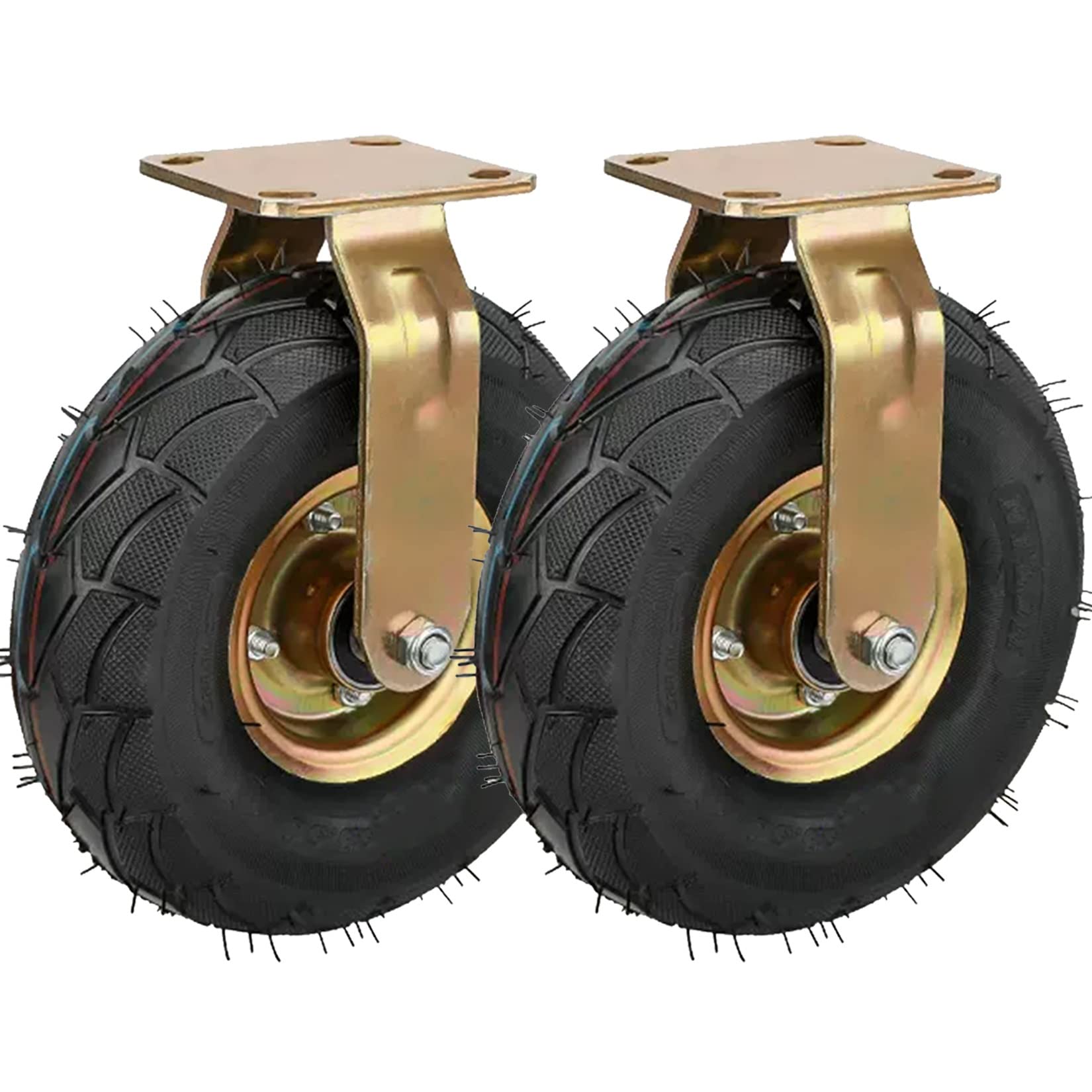 Roulettes pneumatiques robustes de 20 et 25 cm pour chariots et meubles lourds