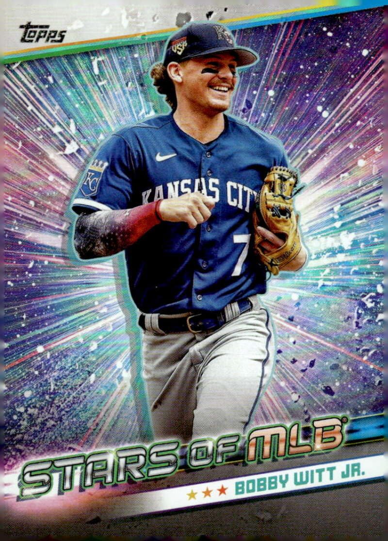 Amazon.com: 2024 Topps Stars of MLB #SMLB-17 Bobby Witt Jr. Kansas