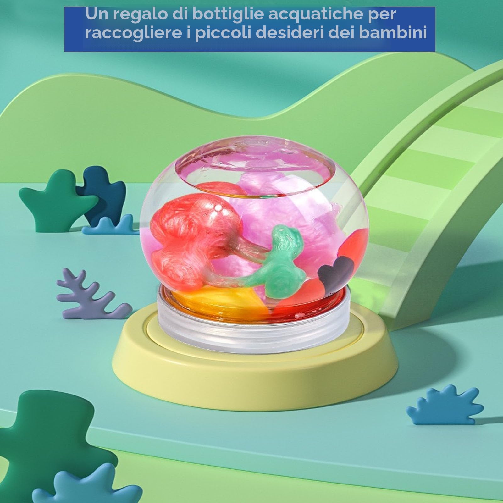 Aszaui Acqua Gel,Magic Water Elf DIY Sea Life Creature,Set Creativo 3D Aqua Gelz,13 Flaconi di Gel Colorato,Giocattoli Fatti a Mano per Bambini, Set di Giocattoli Acquatici per Ragazzi e Ragazze