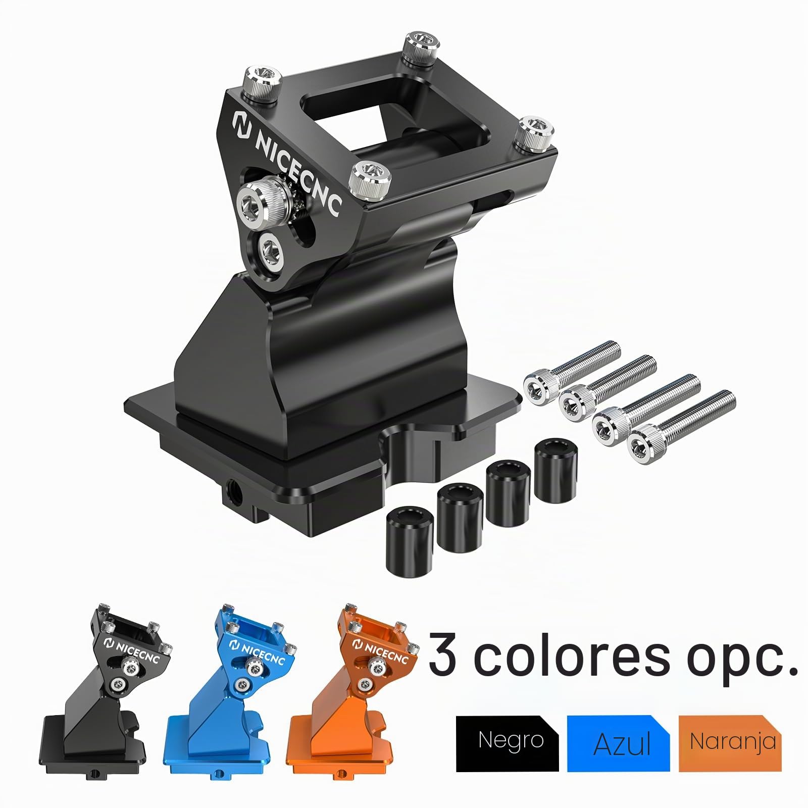 NICECNC Soporte Ajustable para GPS Negro Compatible con Norden 901 2022-2025, Compatible con Norden 901 Expedition 2022-2025
