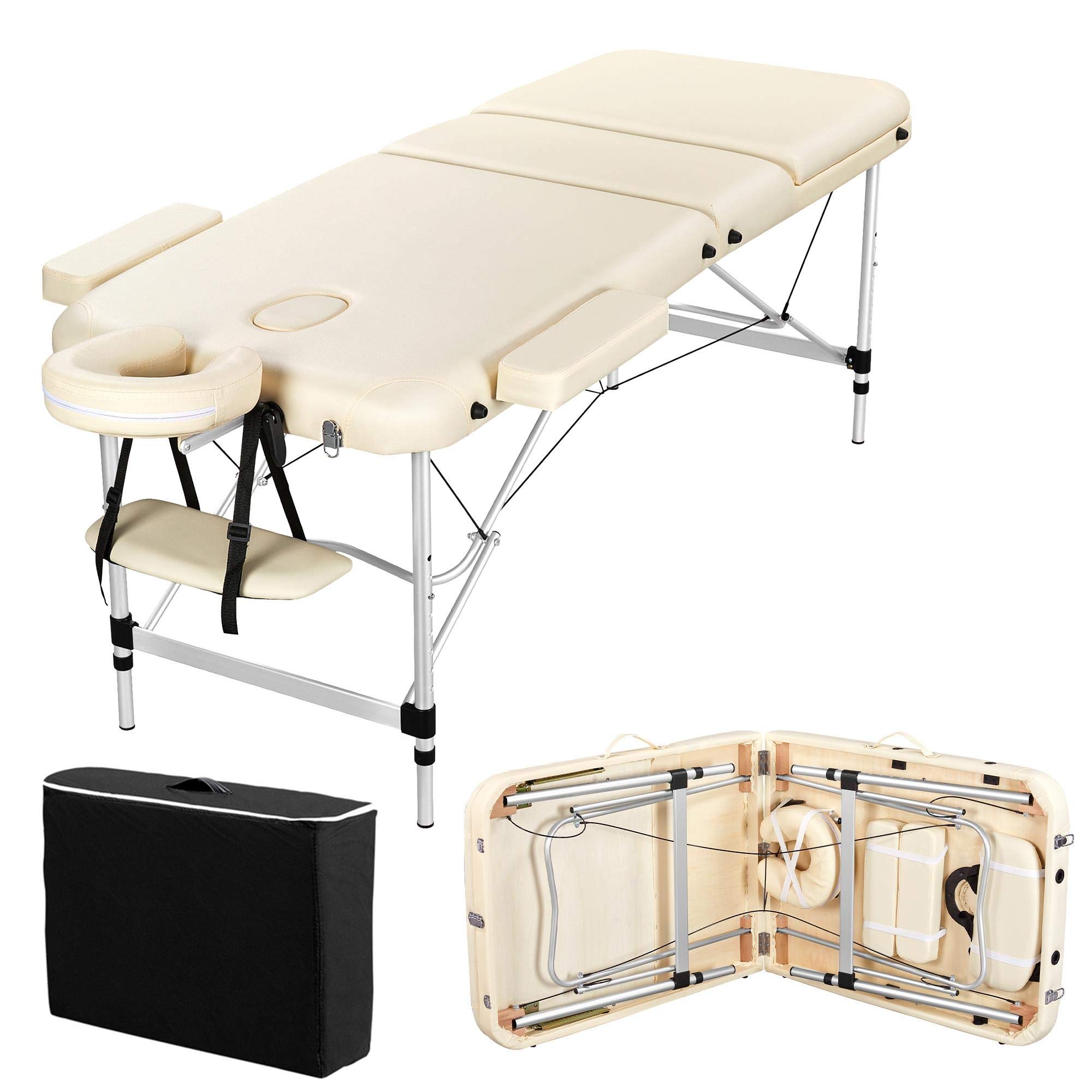 Lit de massage portable pour vos séances de spa et tatouage