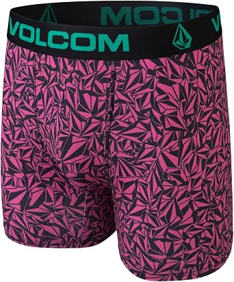 Volcom Mens Boxer Briefs 5 Pack Poly Spandex Performance Boxer Briefs Underwear