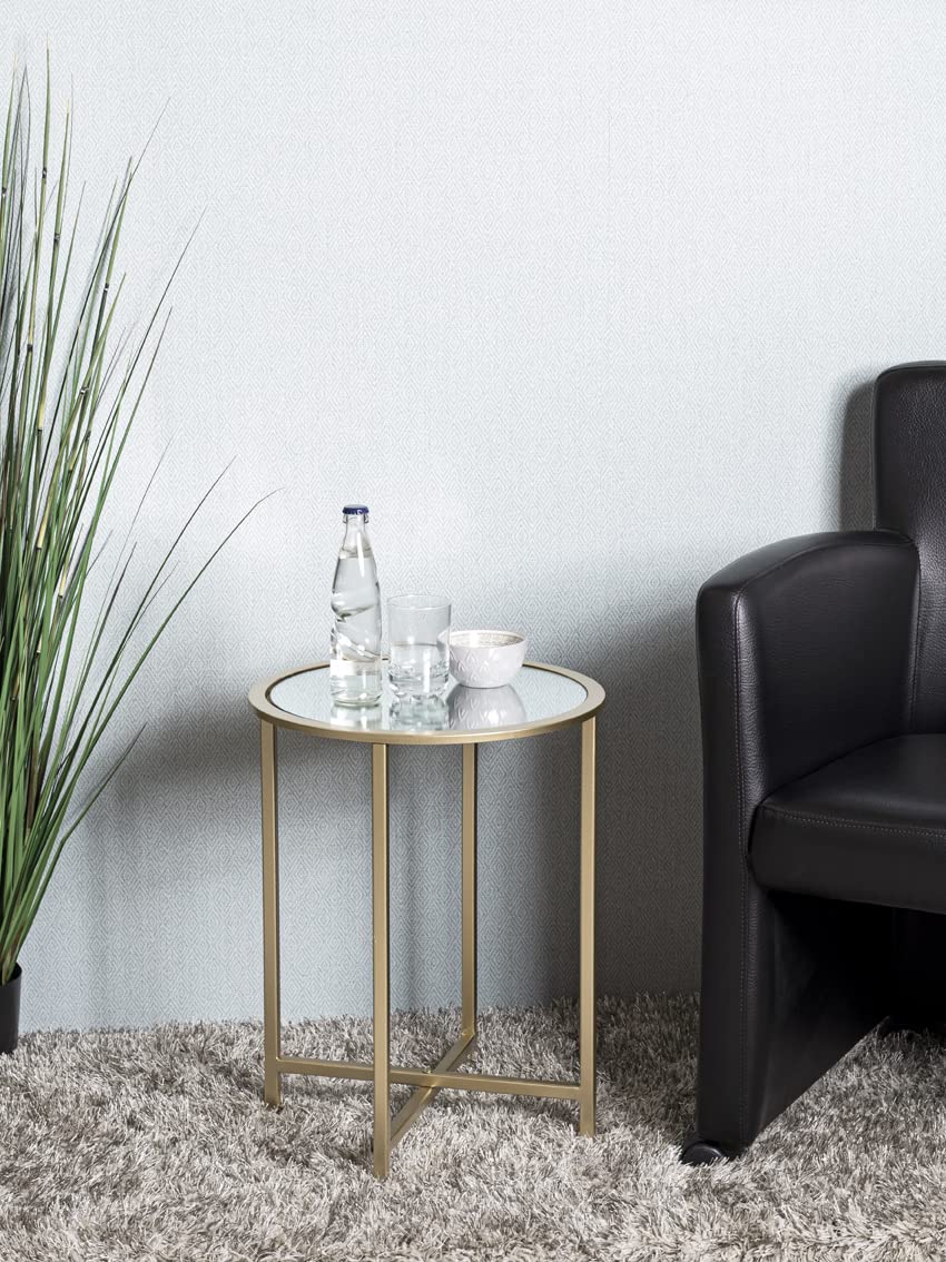 Ben Vita Ovale Spiegel Met LED Verlichting En Anti-condens 60x120 Cm Mat Goud 16 30014