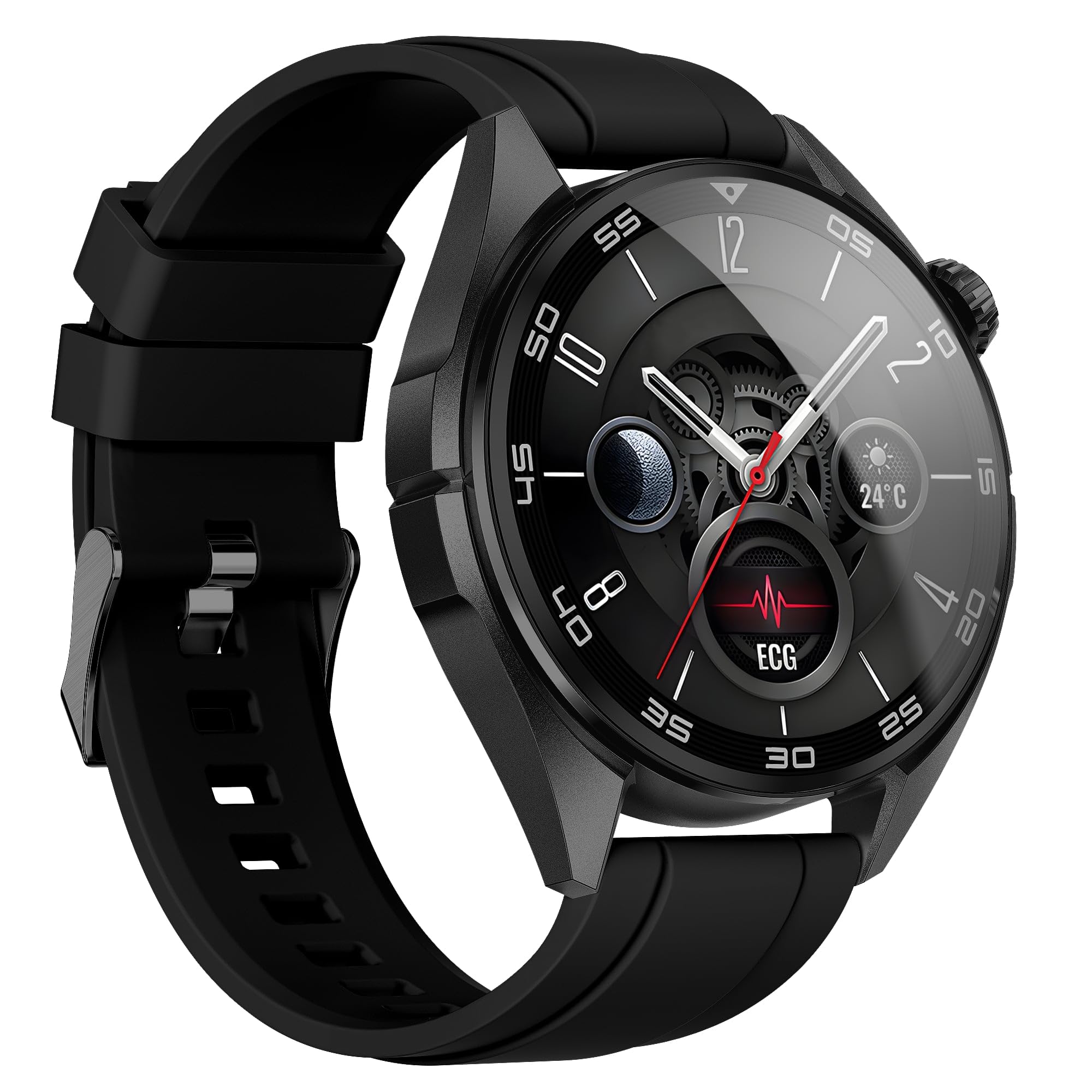 Nilox, Trailpro con GPS Integrato, Smartwatch Donna e Uomo con Monitoraggio Salute, Fitness e Notifiche, Resistente all'Acqua e alla Polvere, Compatibile con Android e iOS