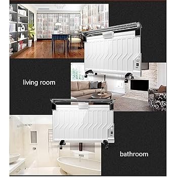 Amazon | オイルヒーター、油で満たされた壁掛けラジエーター