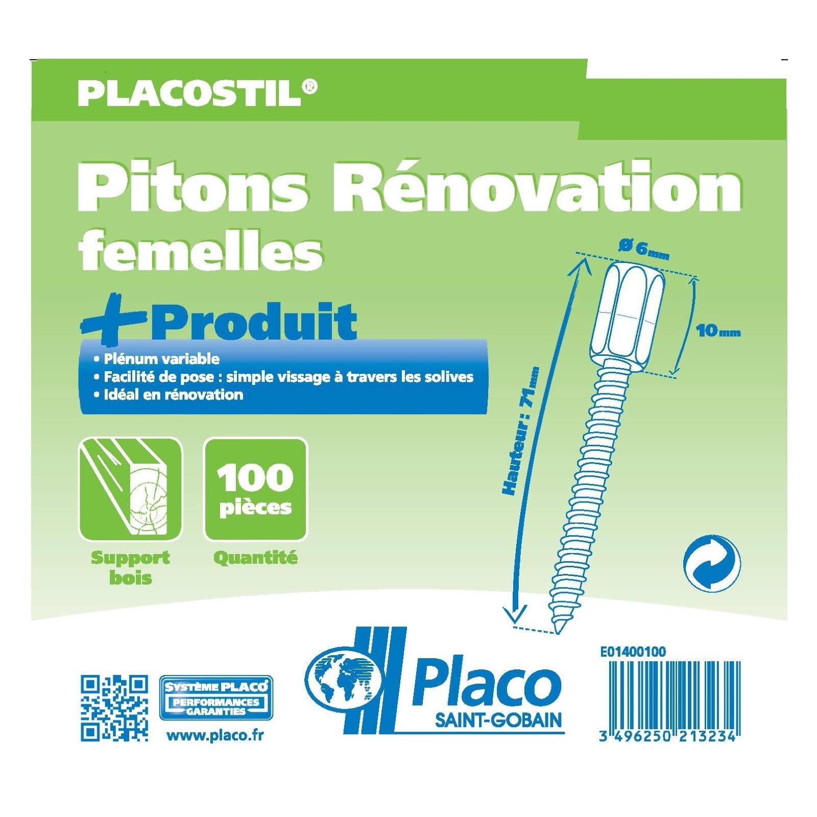 placoplatre e01400100 pitón de renovación hembra pitón de renovación gris